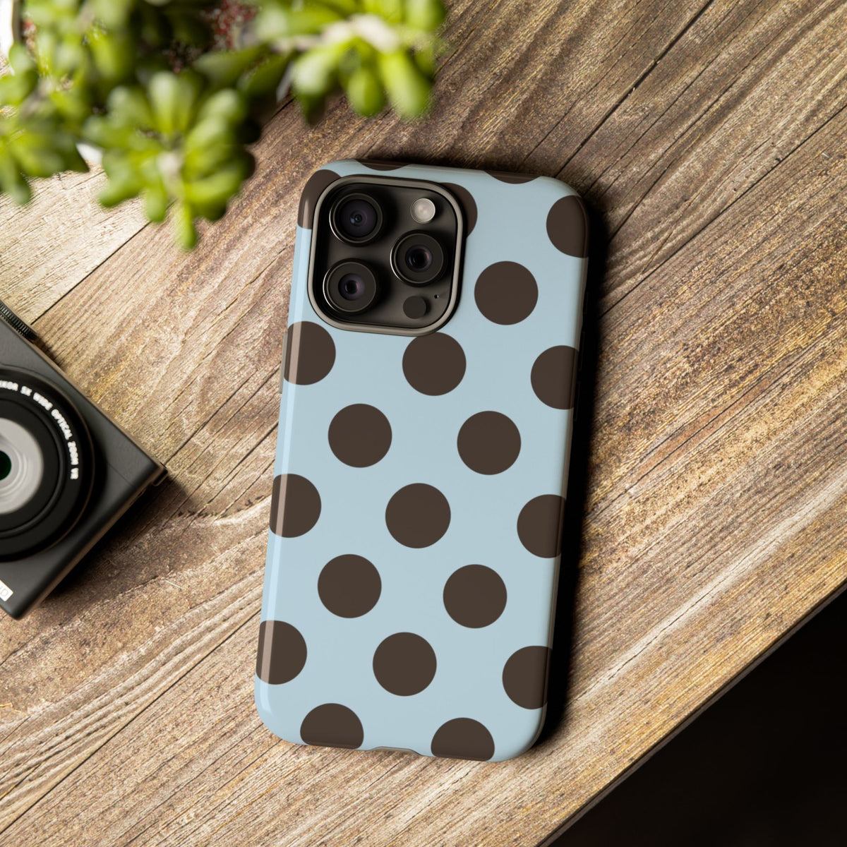 Brown Polka Dot Case
