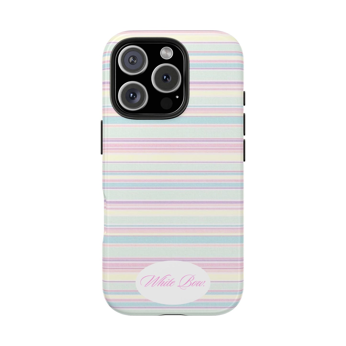 Signature White Bow Case