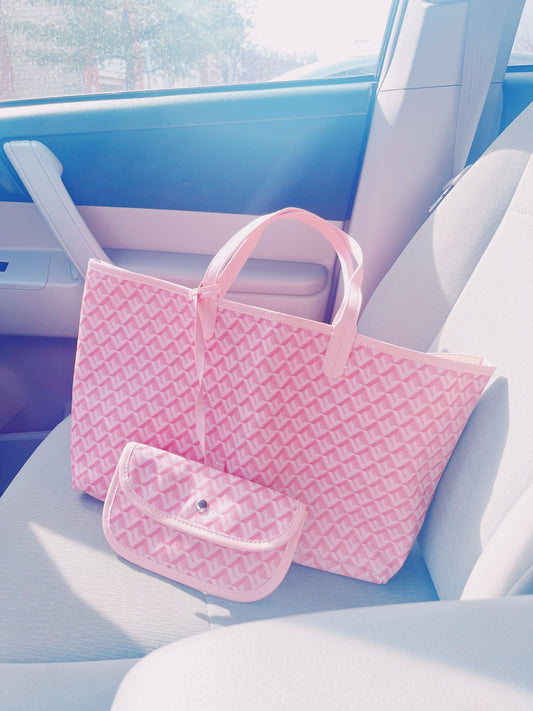 Pink Tote Bag