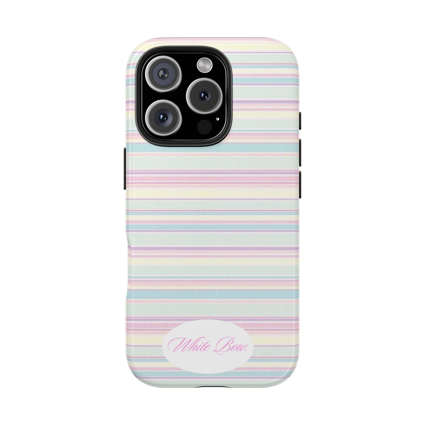 Signature White Bow Case