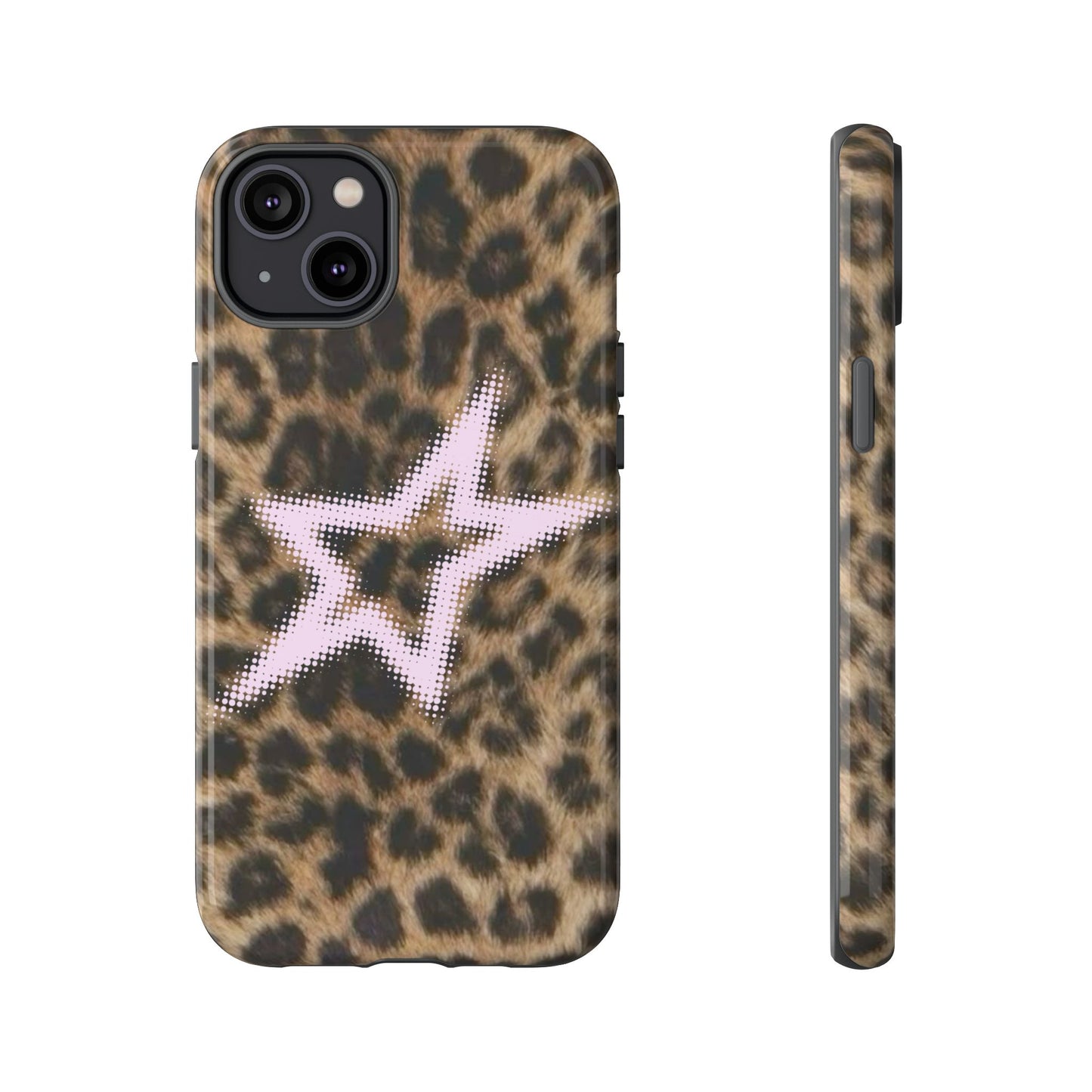 Pink Star Cheetah Case