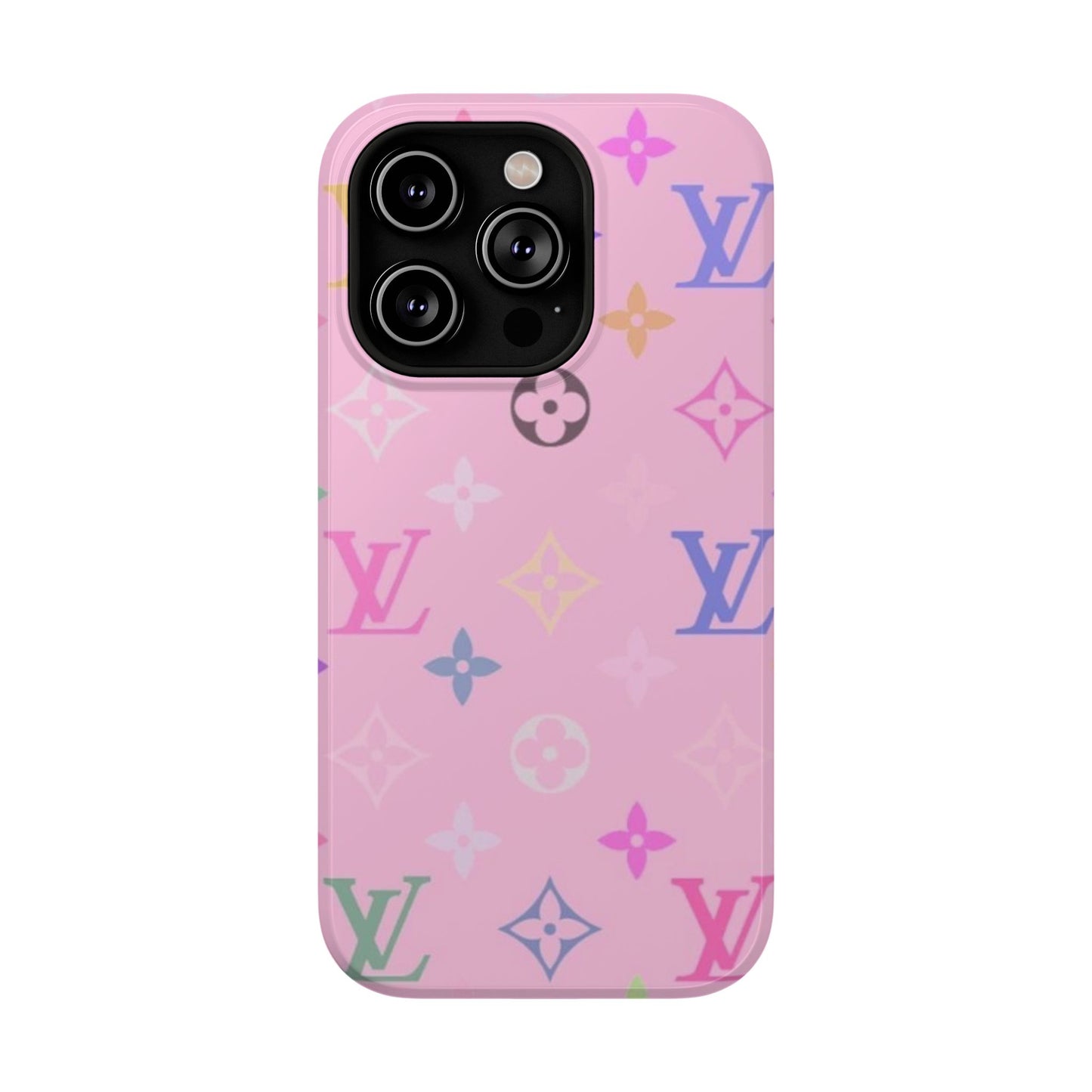 Pink Monogram - Impact-Resistant Case