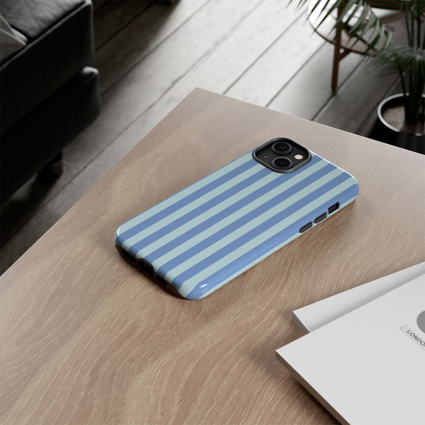 Blue Stripes Case