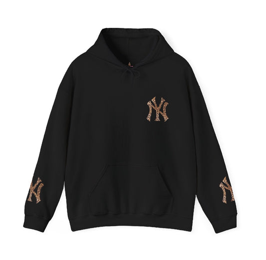 NY CHEETAH HOODIE | SIZE 2XL