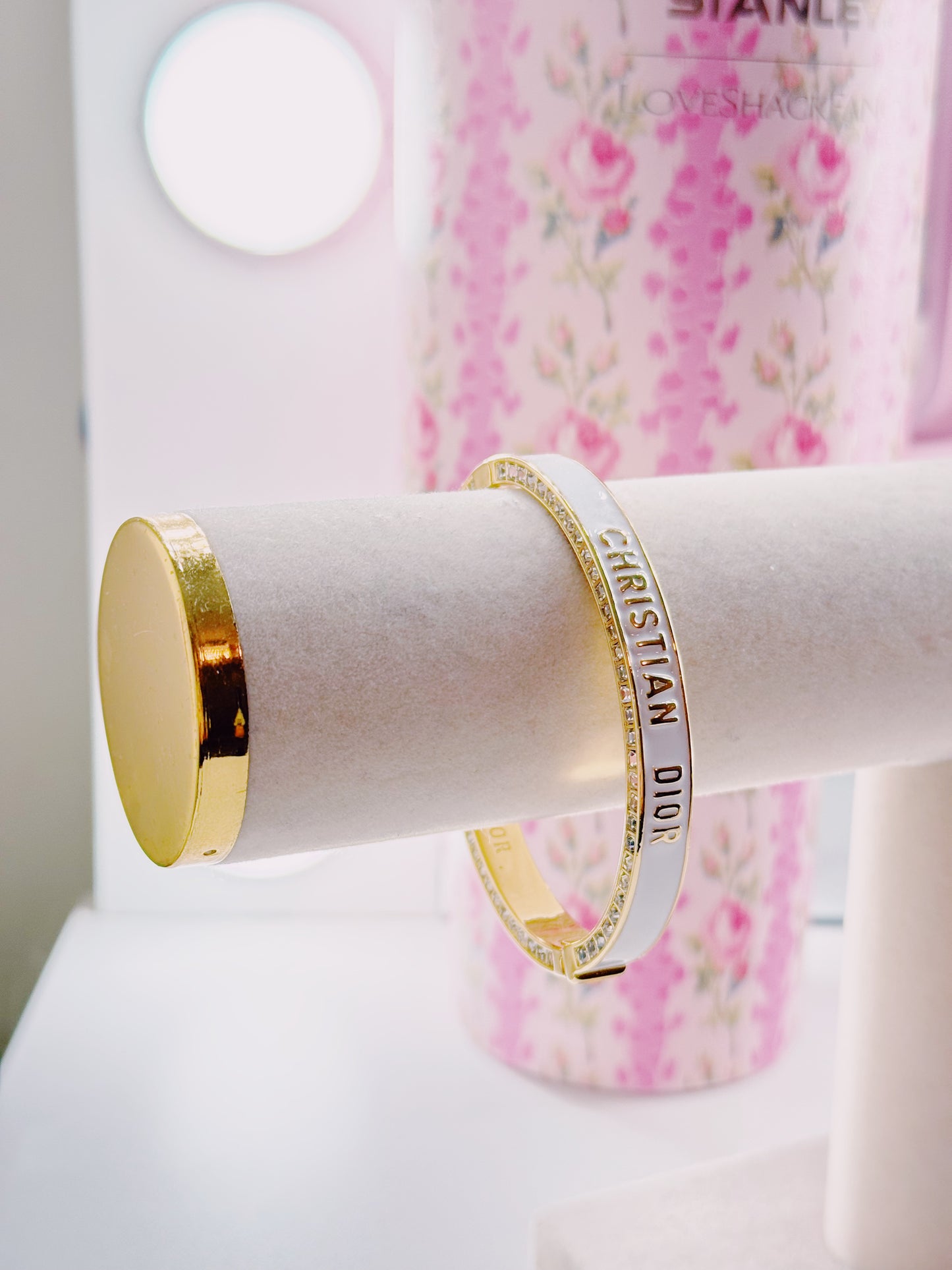 CD Bracelet In White