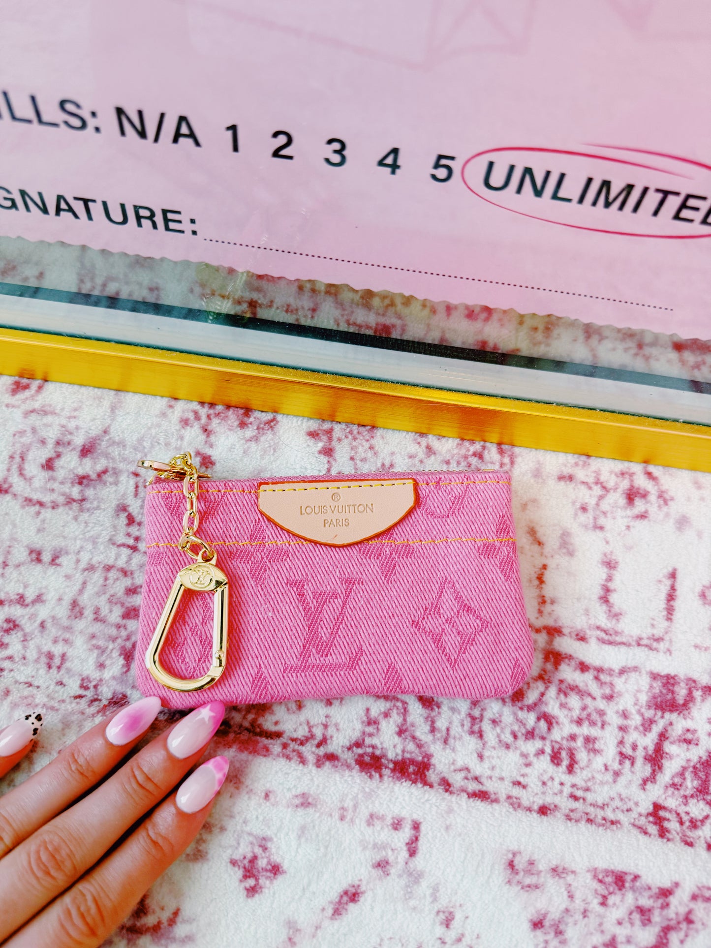 PRETTY IN PINK COIN PURSE - Please read description before buying!