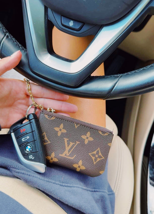 Signature Leather Coin Purse