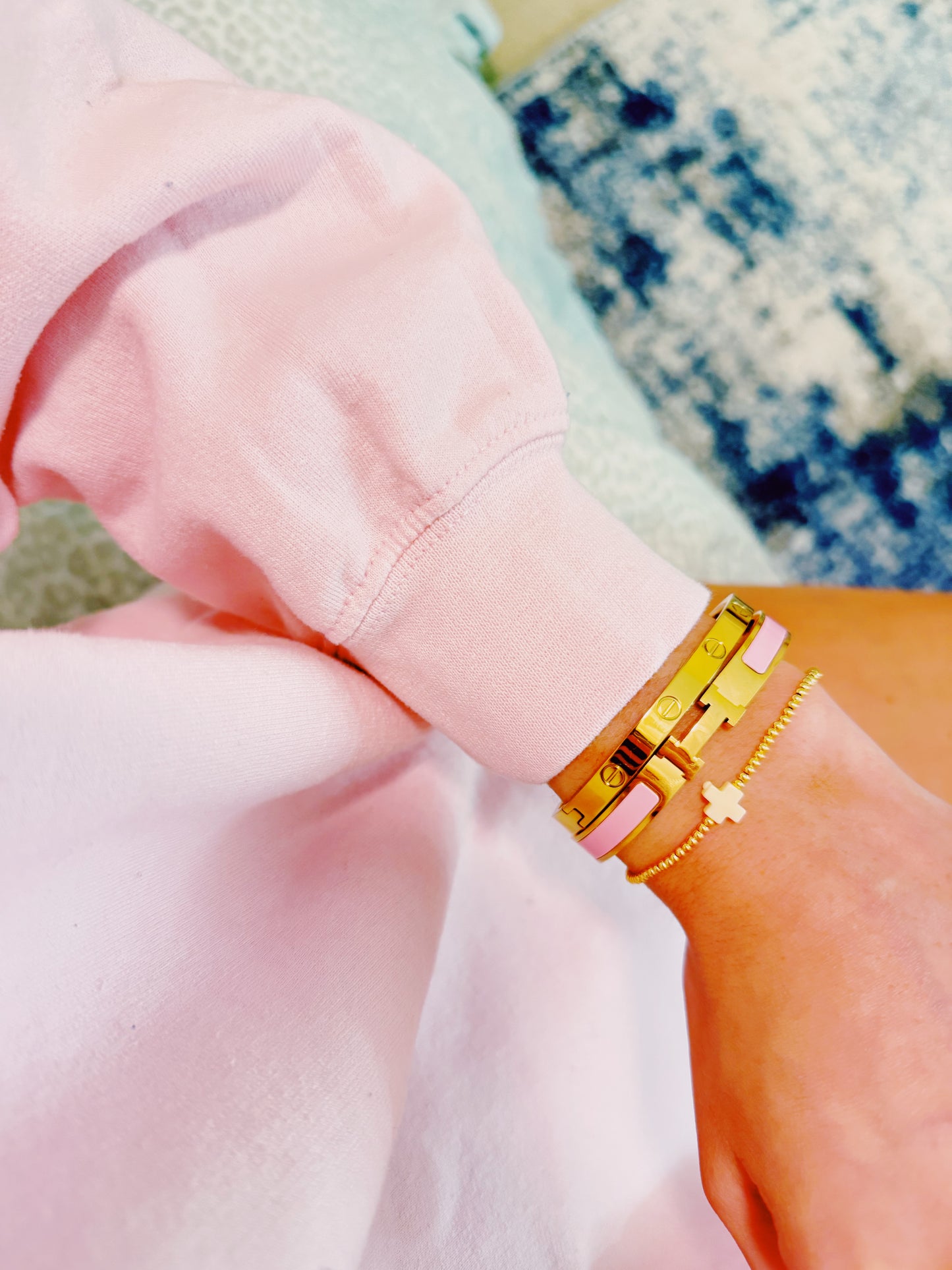 The Hannah Cuff - Pink - TOP TRENDING