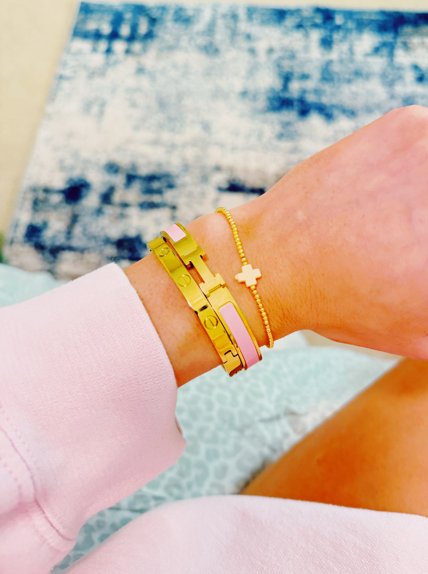 The Hannah Cuff - Pink - TOP TRENDING