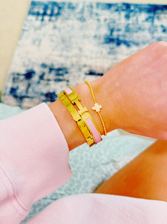 The Hannah Cuff - Pink - TOP TRENDING