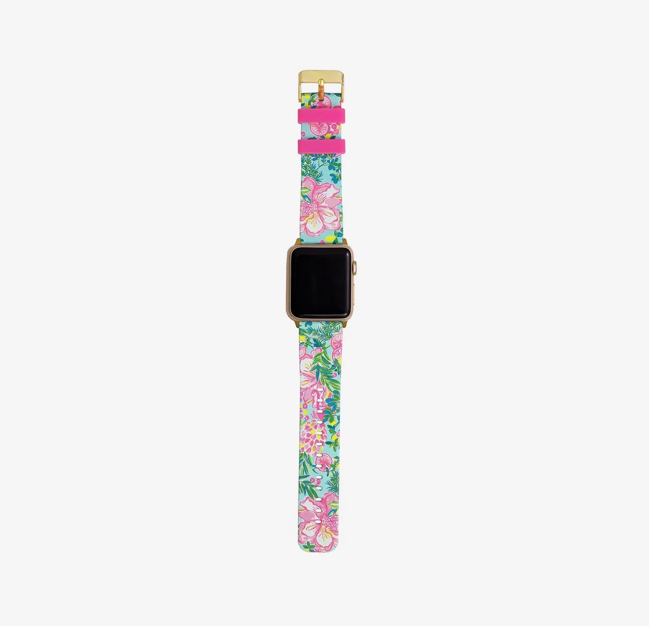 Lilly Pulitzer Silicon Apple Watch Fruity Flamingo