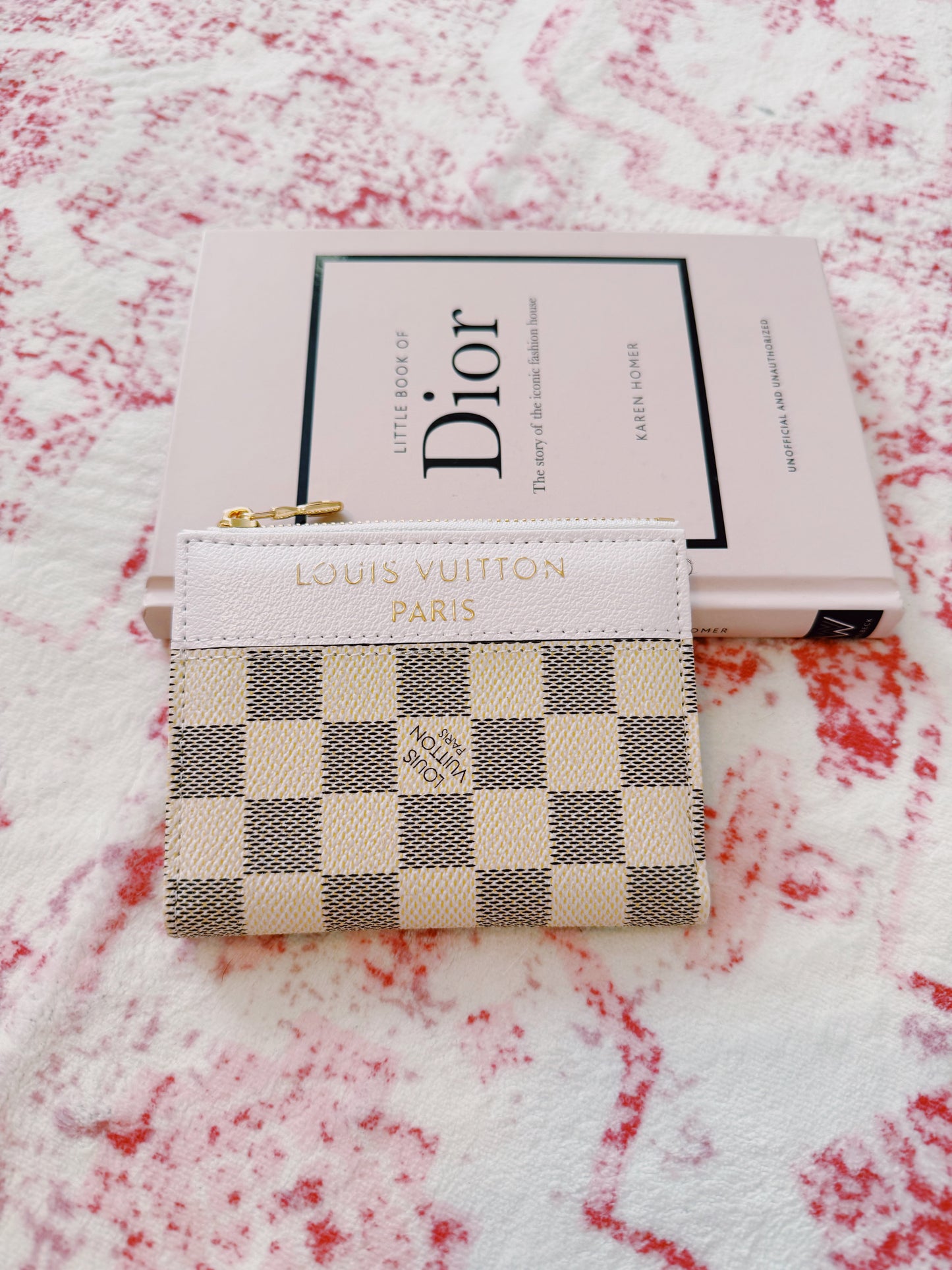 Beige Card Wallet