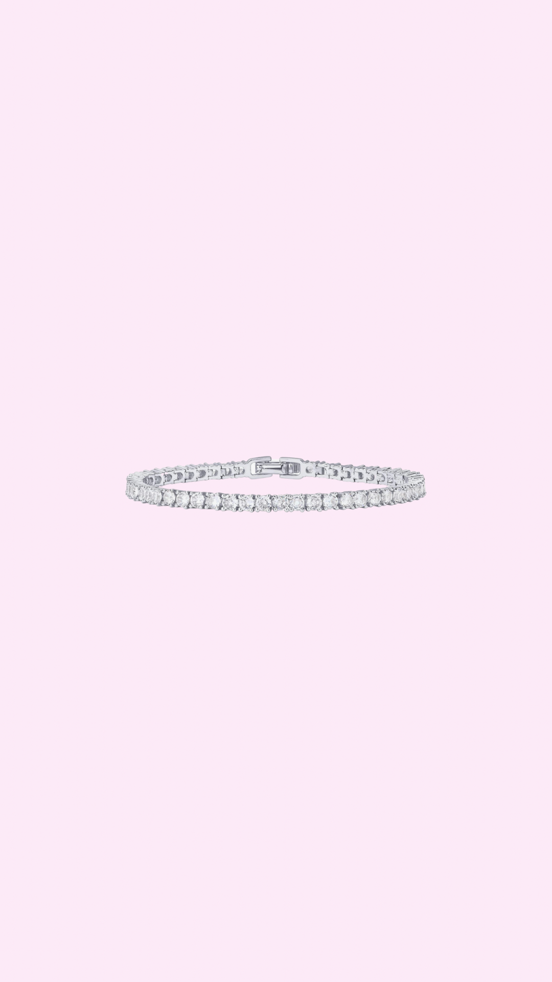 Silver Classic Tennis Bracelet