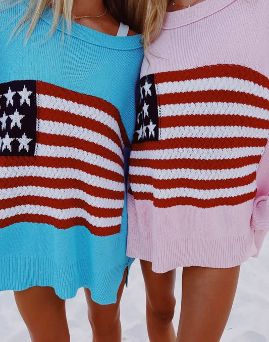 USA FLAG SWEATSHIRT