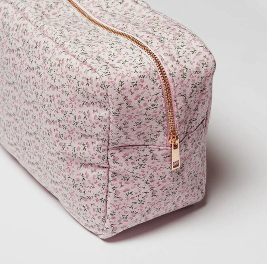 GRWM Floral Cosmetic Bag - Large