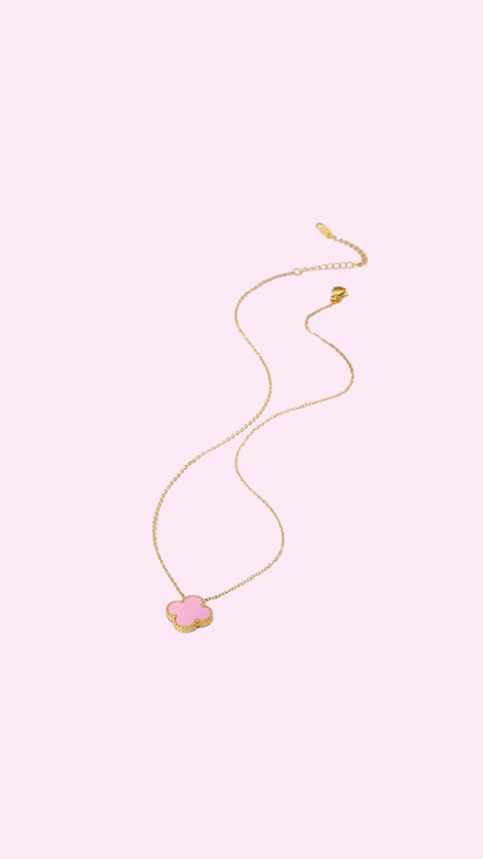 I’m Lucky in Pink Necklace