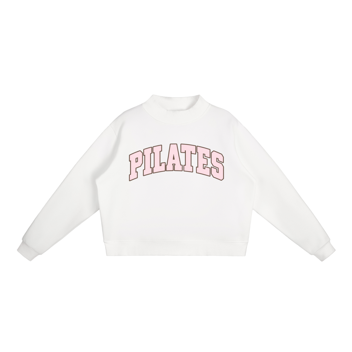 PILATES Fleece Mock-Neck Sweatshirt